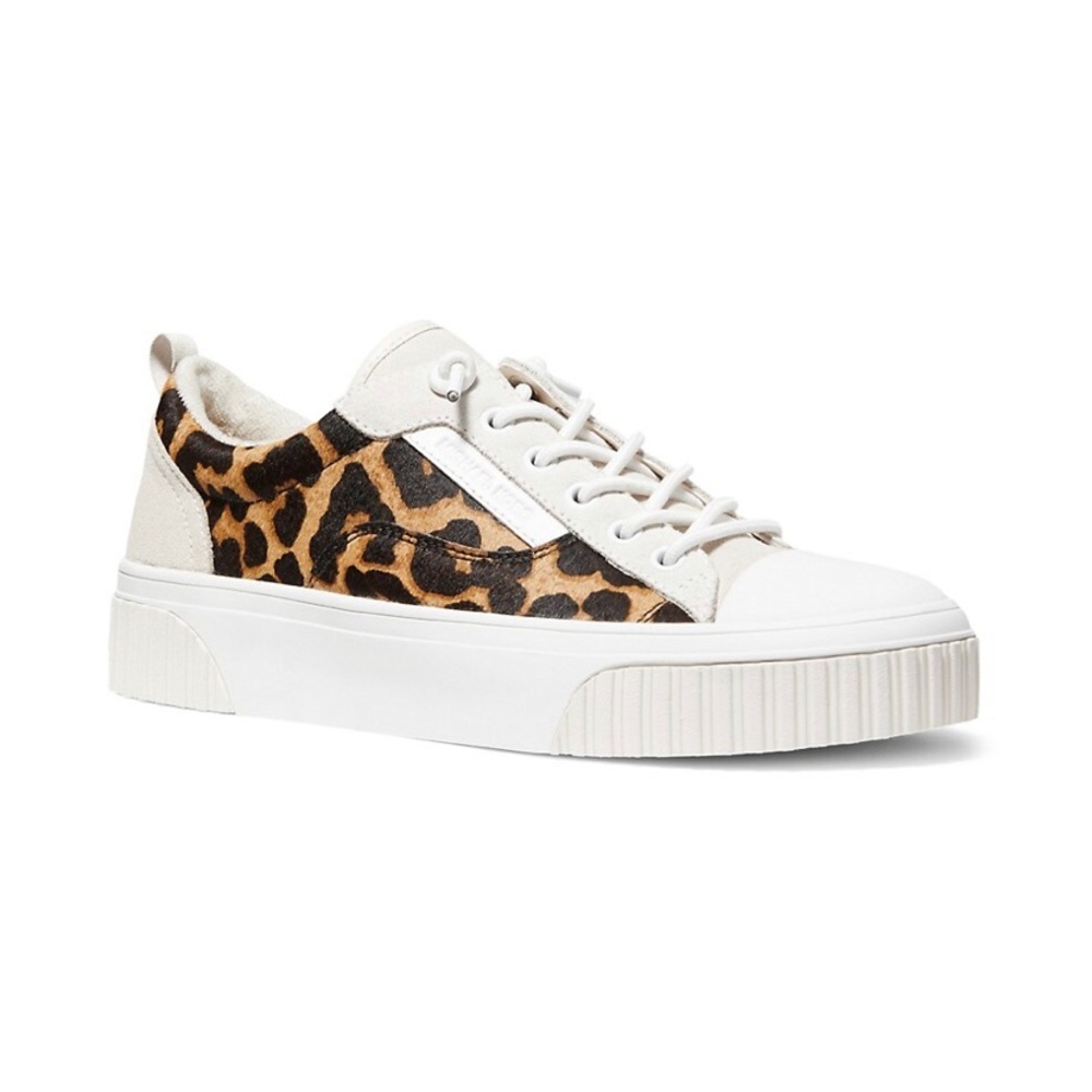 NEW MICHAEL KORS OSCAR CALF HAIR & SUEDE SNEAKER